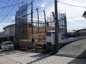 シャッターゲートで閉ざす家＠横浜市鶴見区～内装工事へ