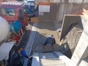 レッドゾーンに建てる地下車庫のある家＠大磯町～外構工事他