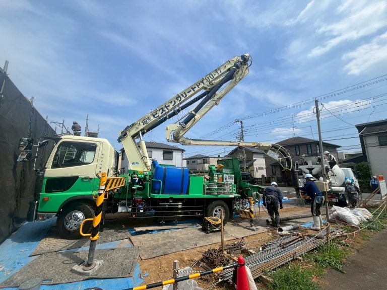 RC賃貸マンションの建築＠川崎市～１階コンクリート打設工事まで